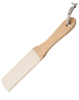 Curved Wooden Foot File with Ceramic Micro Crystals