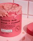 Rosehip scrub+cleanser