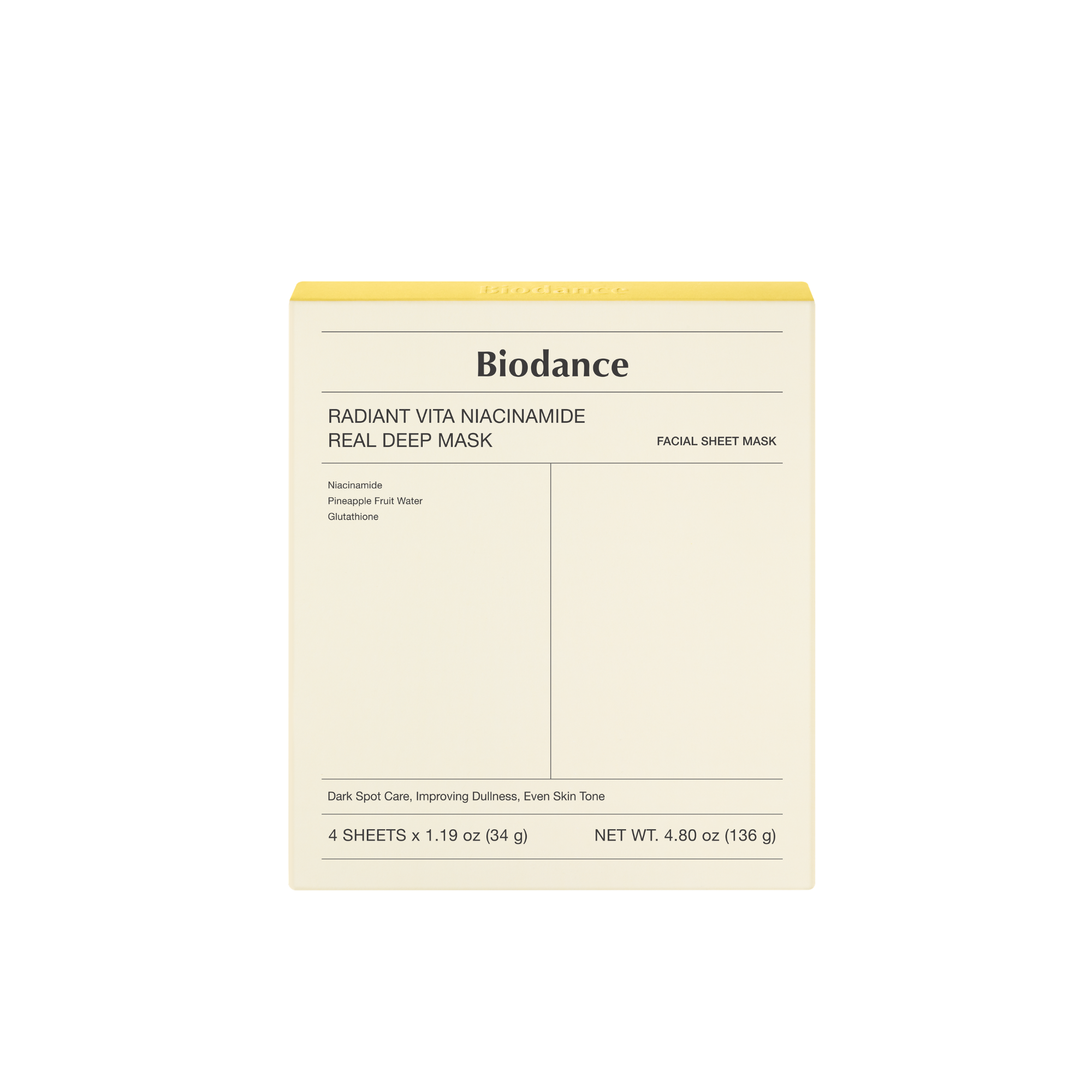 Biodance Radiant Vita Niacinamide Real Deep Mask