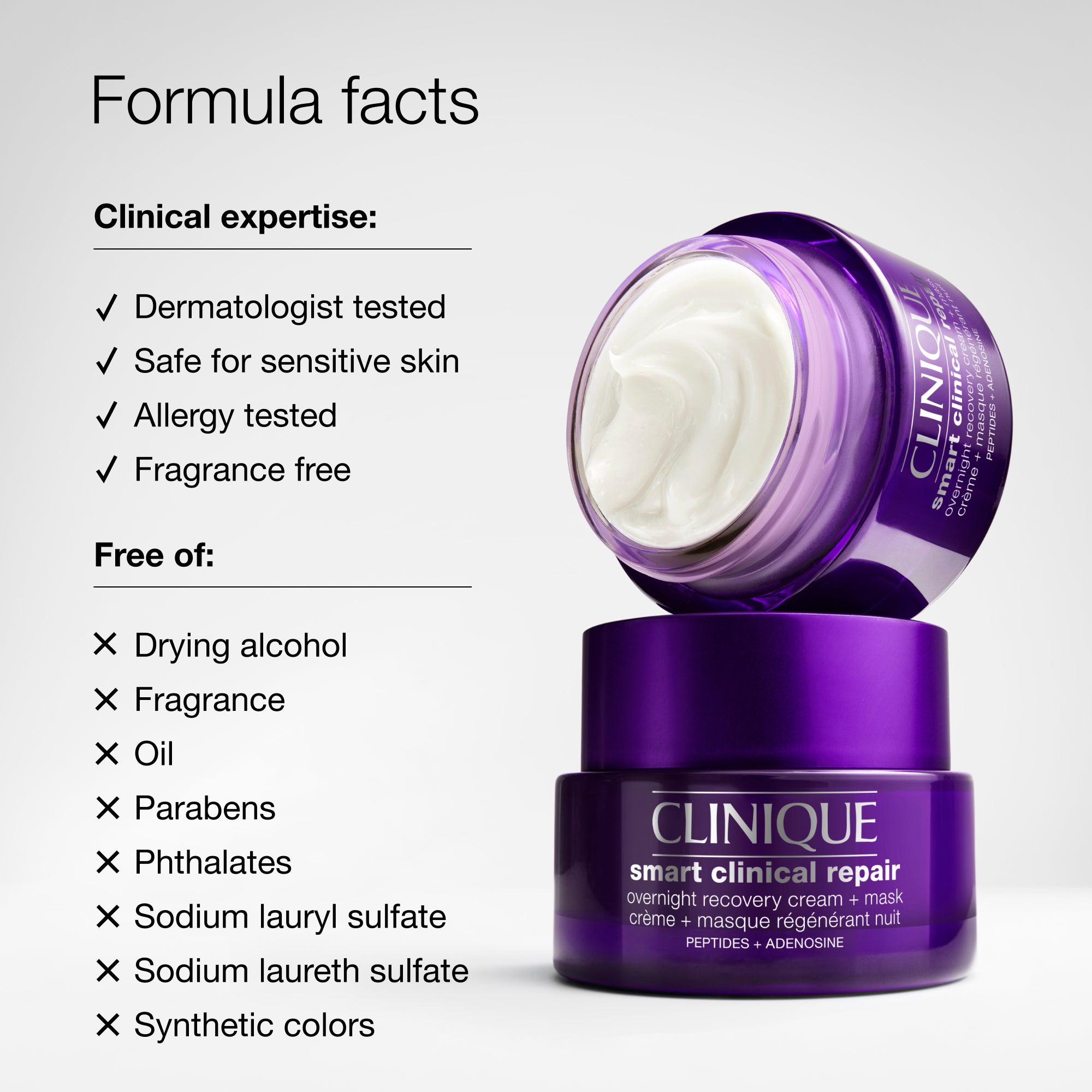 Smart Clinical Repair Overnight Cream + Mask