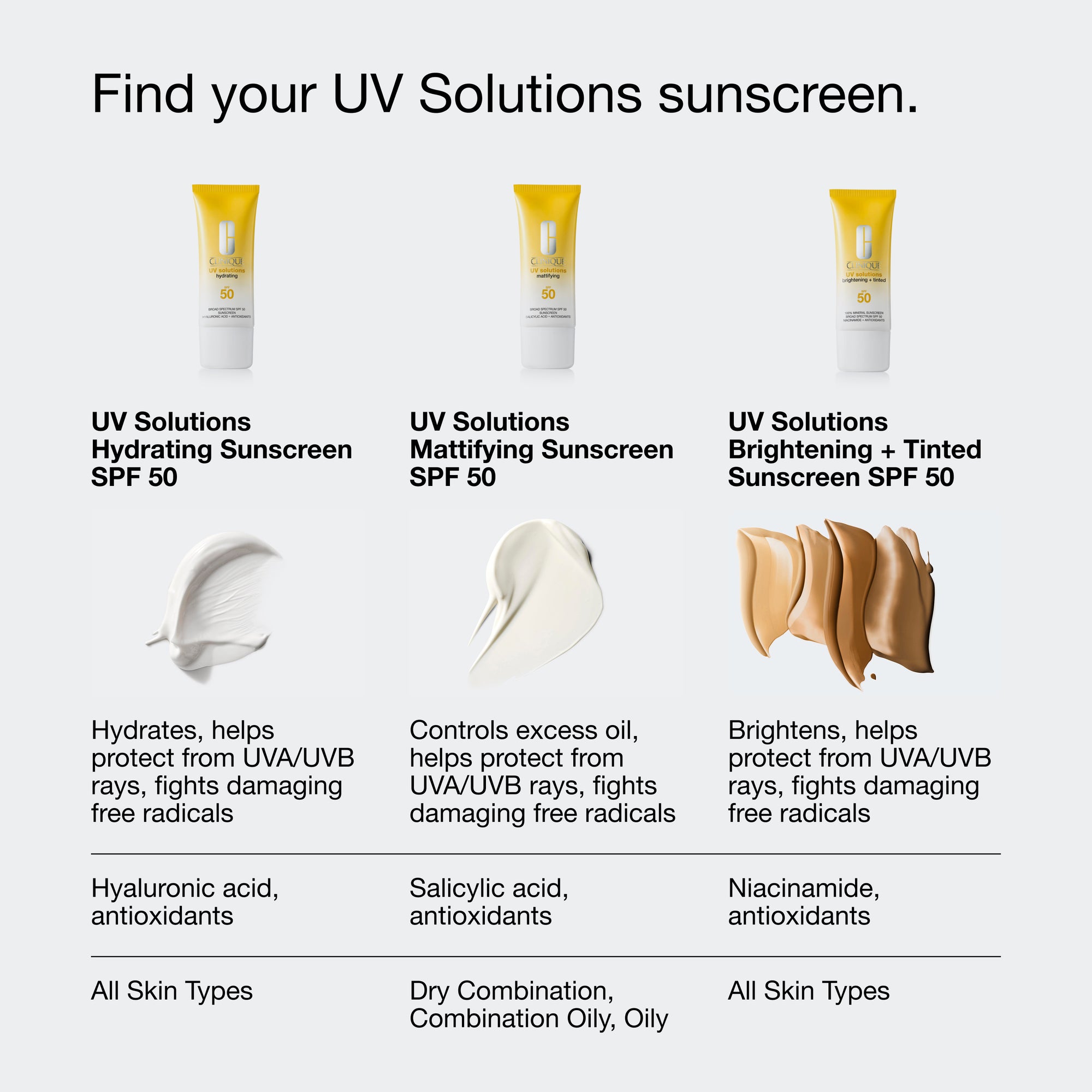 UV Solutions Brightening + Tinted Sunscreen SPF 50 - Light