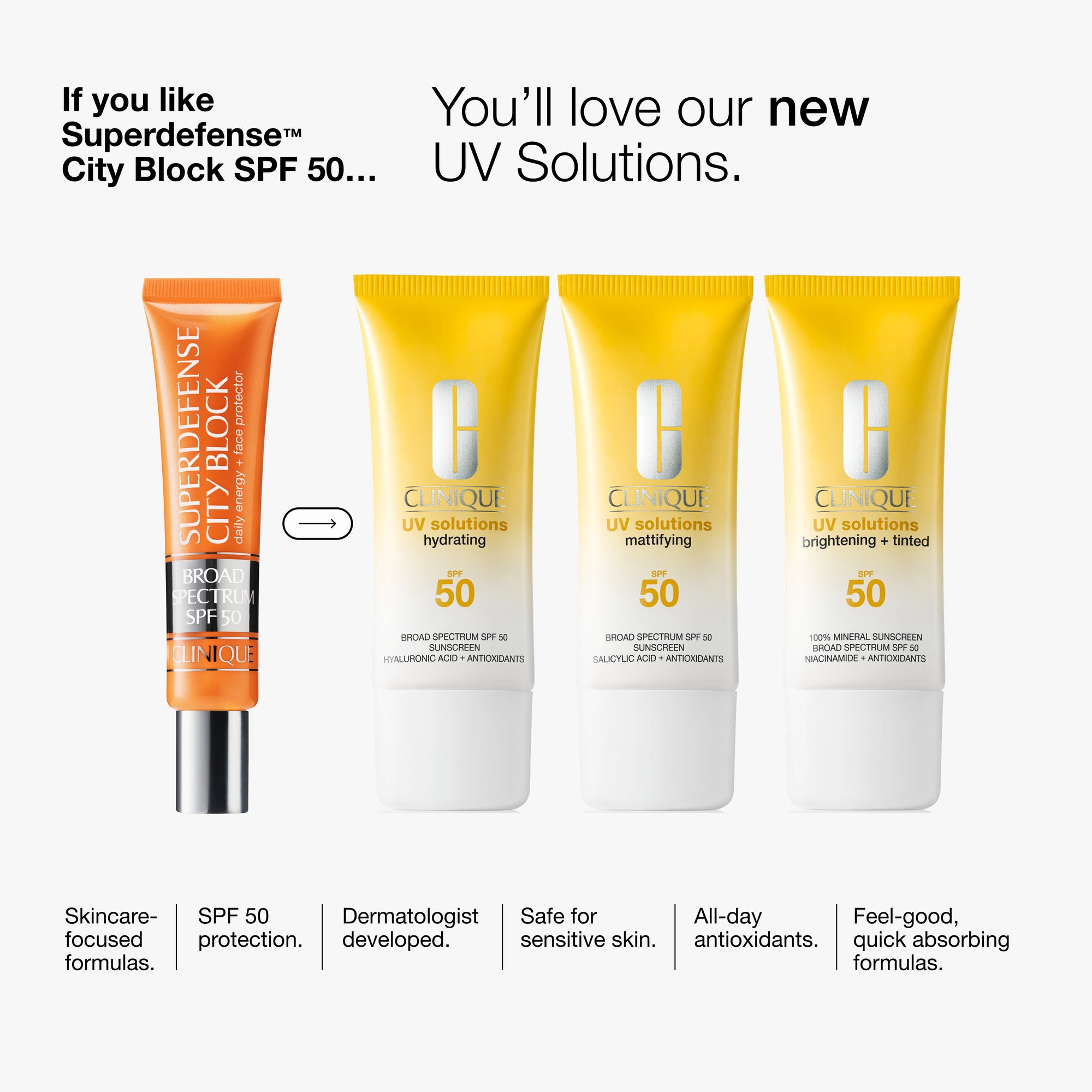 UV Solutions Brightening + Tinted Sunscreen SPF 50 - Light