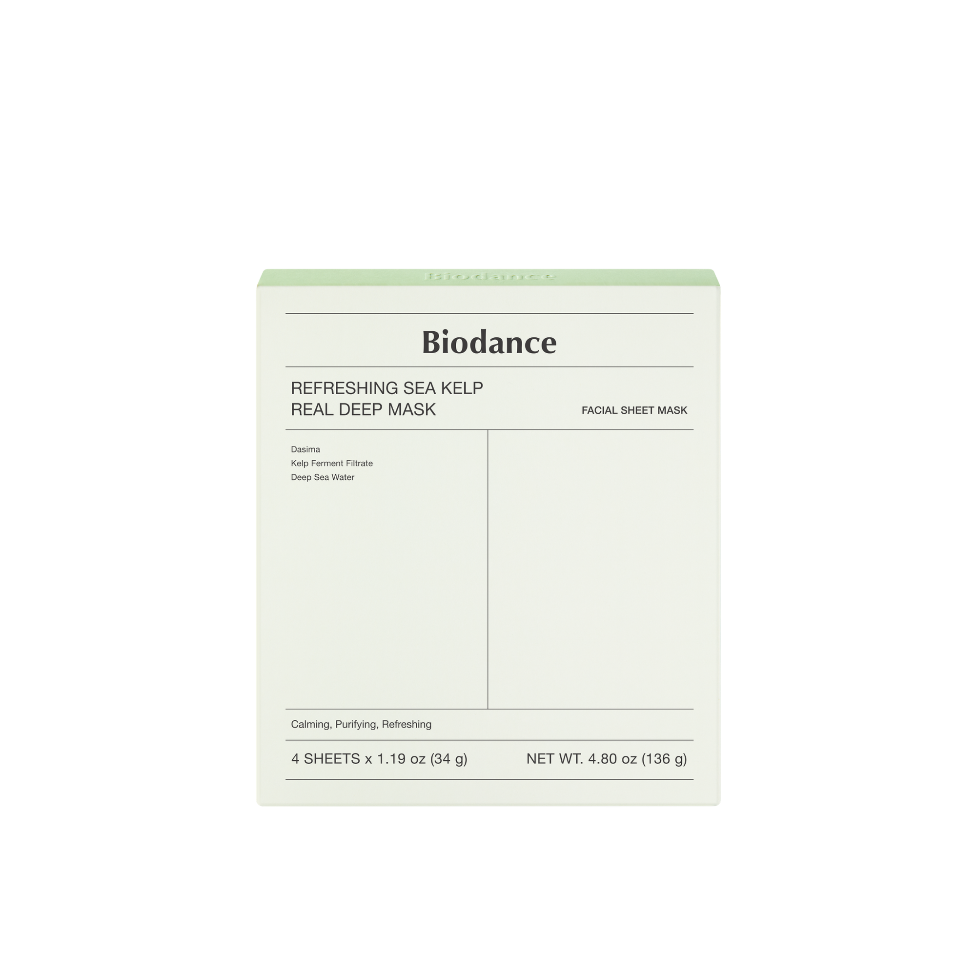Biodance Refreshing Sea Kelp Real Deep Mask