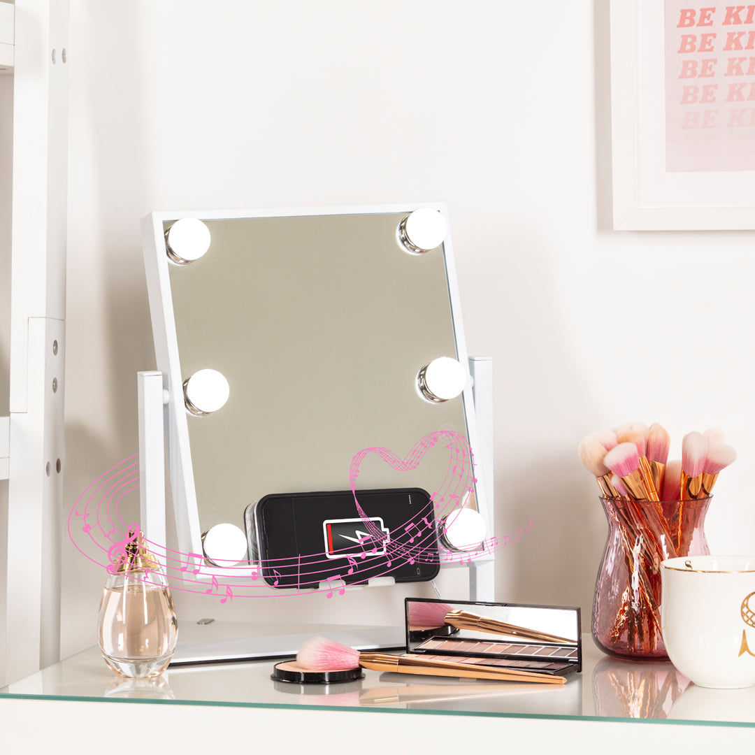 Stylpro Glam &amp; Groove Hollywood Vanity Music Mirror