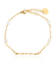 Mamma armband með perlum