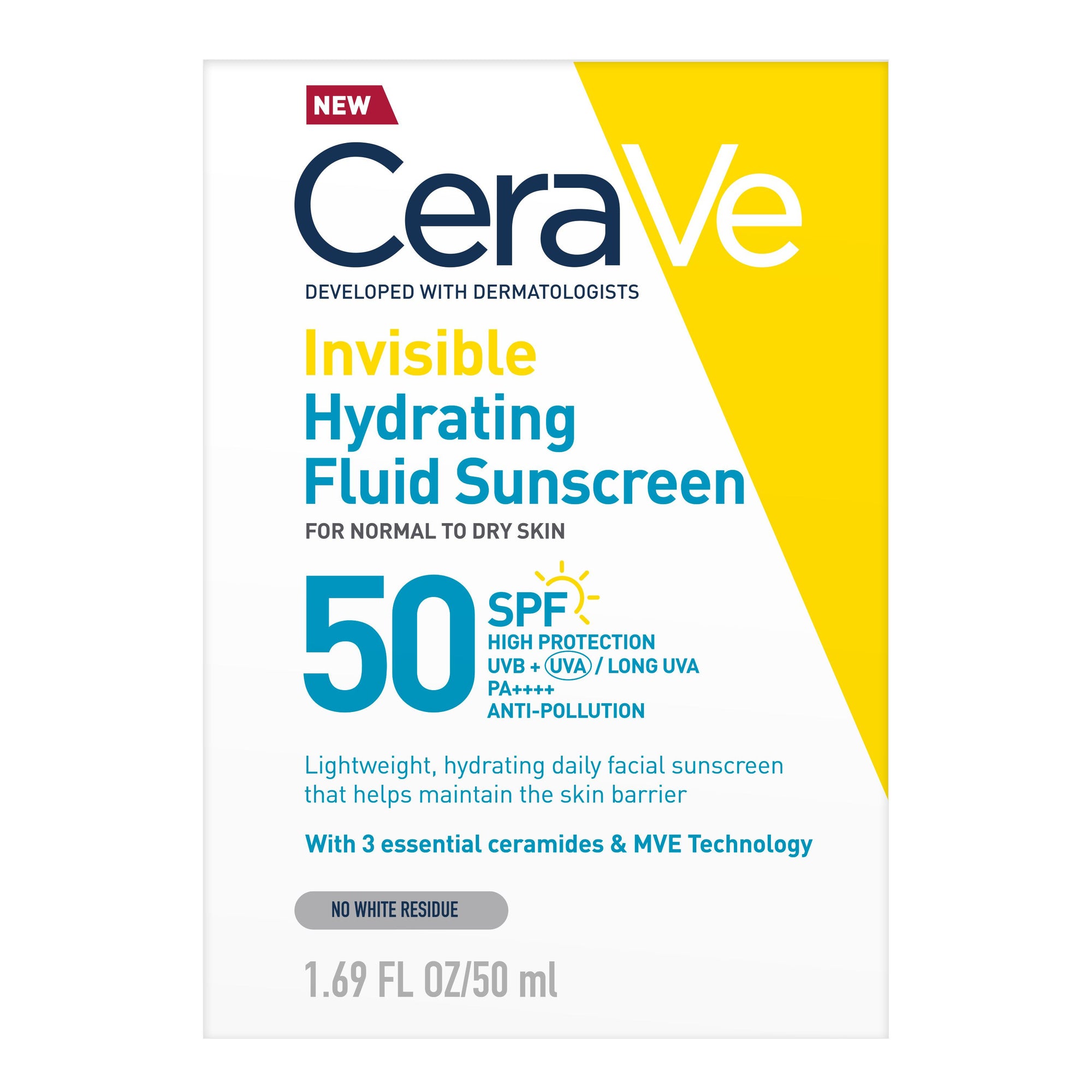 Invisible Hydrating Fluid Sunscreen SPF50 50ml
