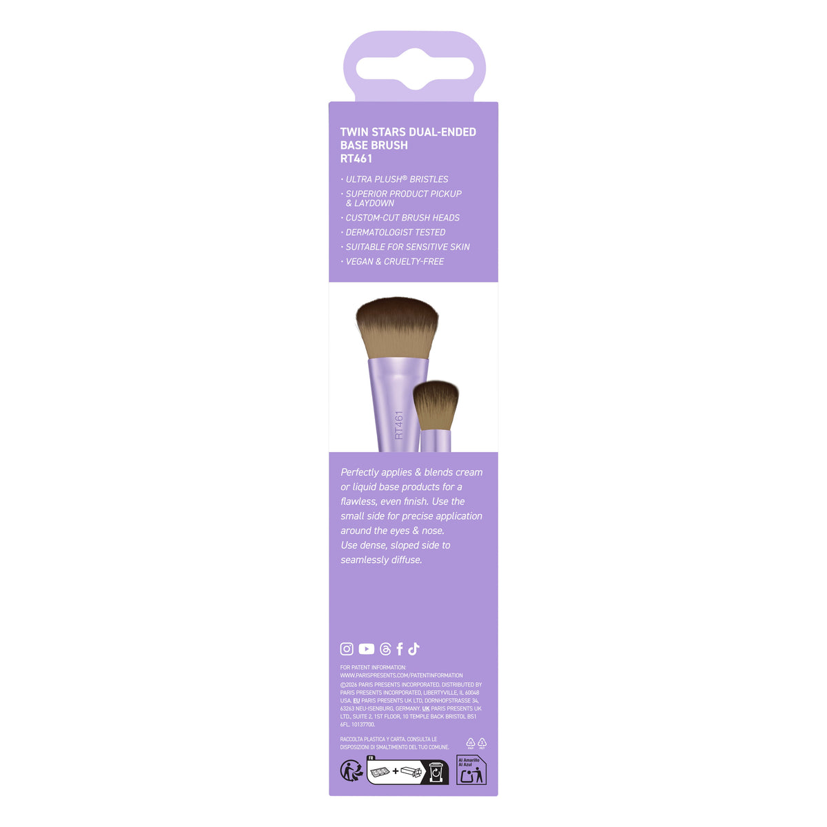 Lilac Skies - Twin Stars Dual Ended Base brush