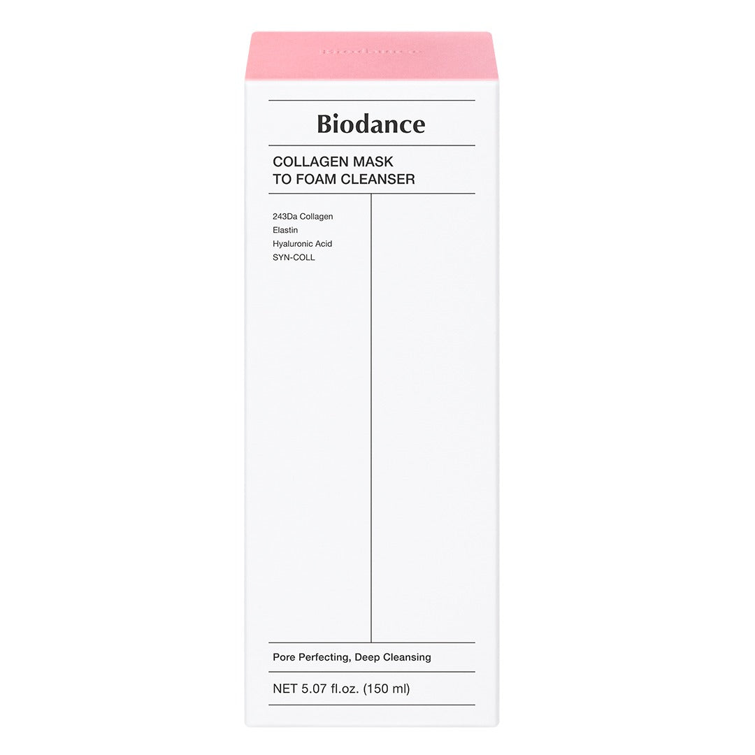 Collagen Mask To Foam Cleanser