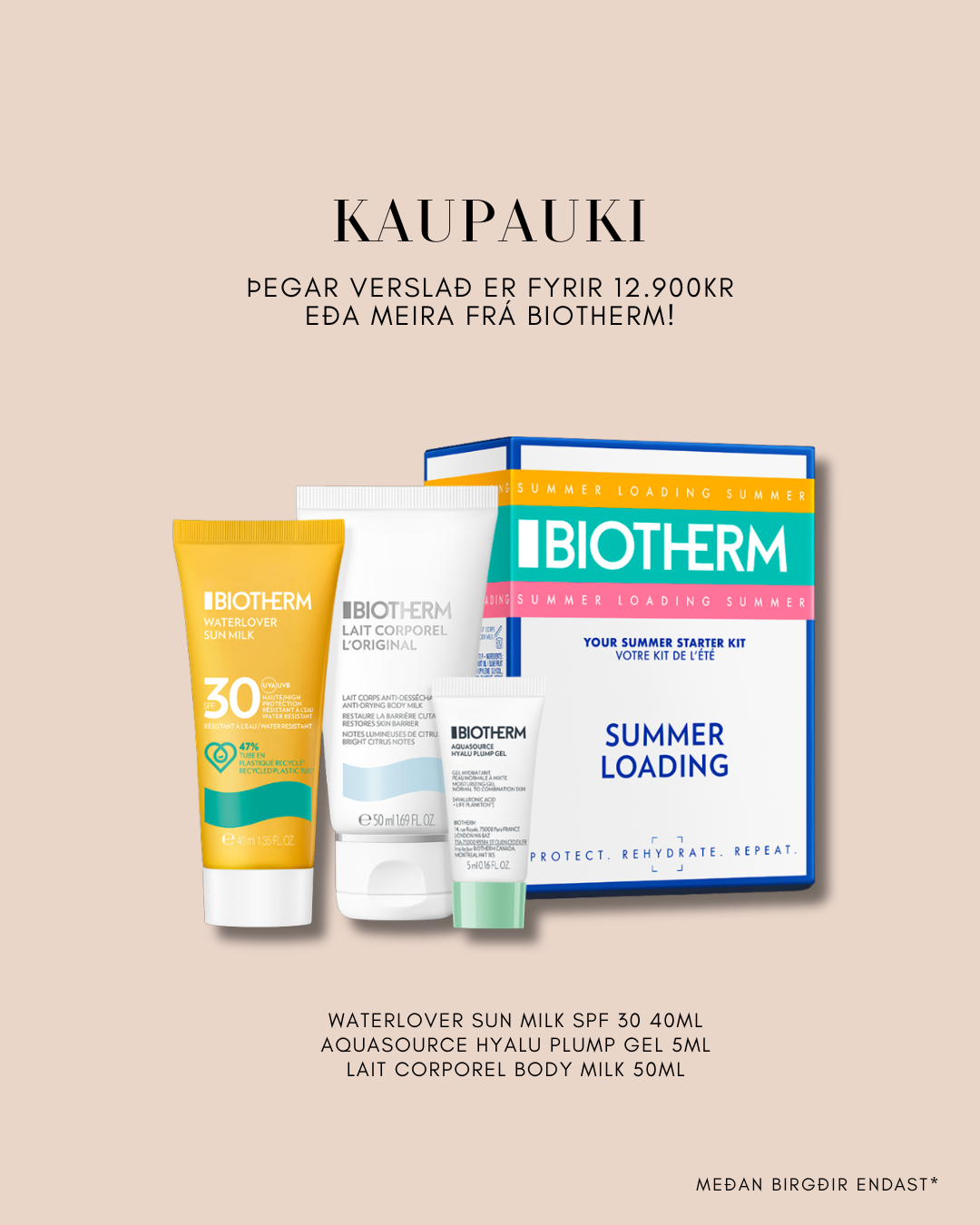 Biotherm Kaupauki (not for sale)