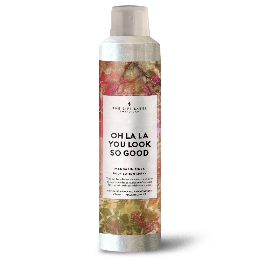 Oh la la you look so good body
lotion spray