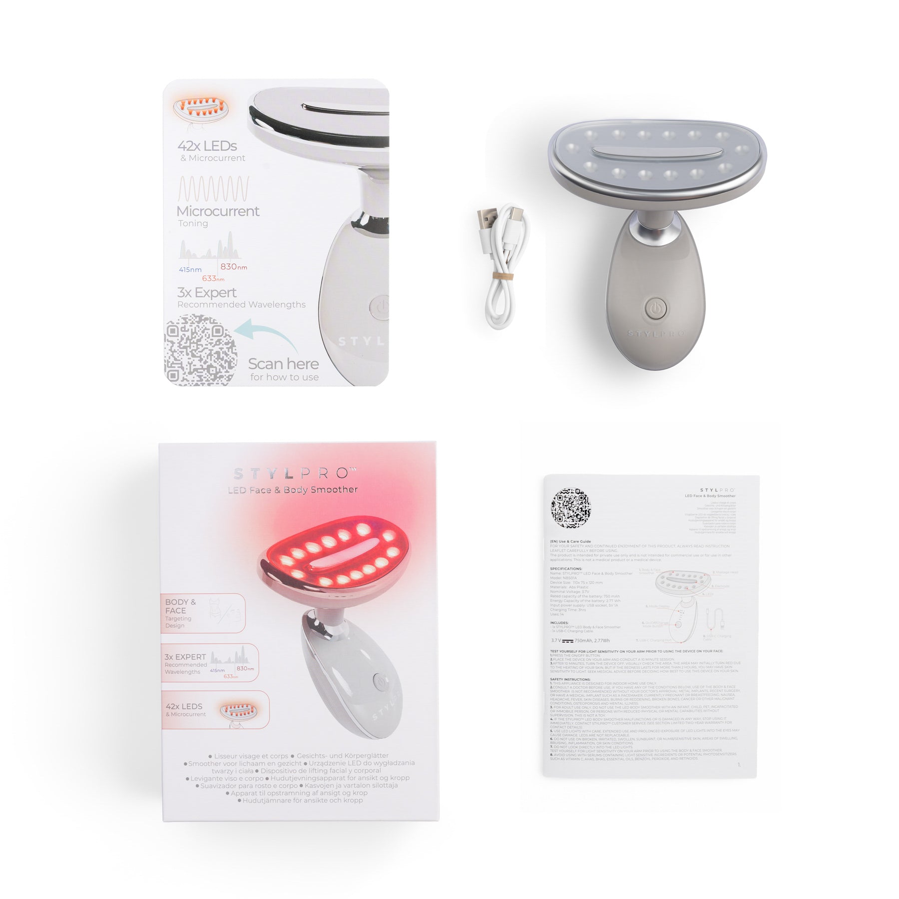 Stylpro LED Face &amp; Body Smoother