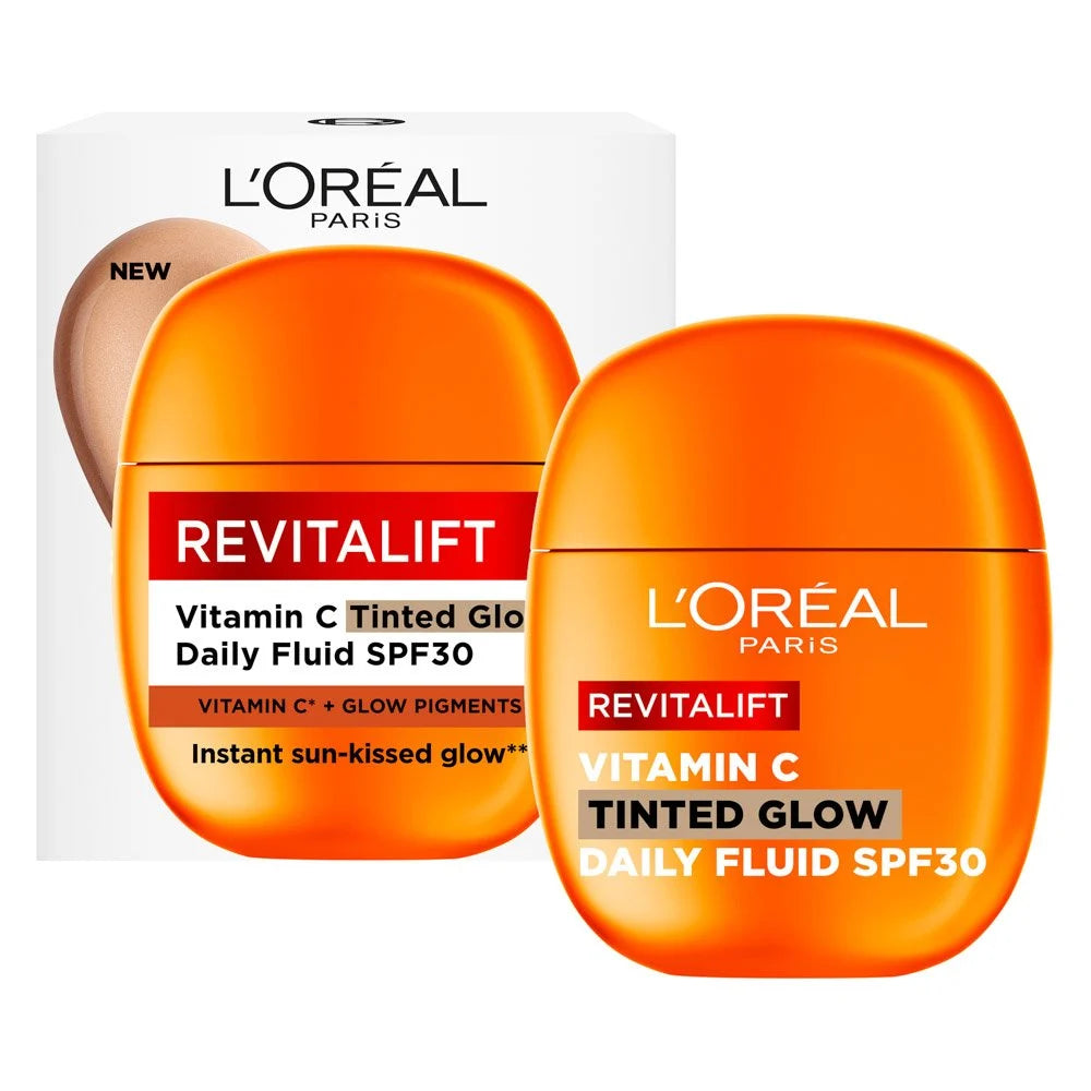 RevitaliftClinic VitC Tinted Glow DailyFluid SPF30 40ml