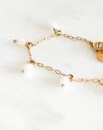 Oval perlu armband