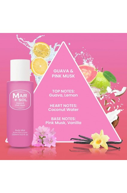 Guava &amp; Pink Musk Body Mist 250ml
