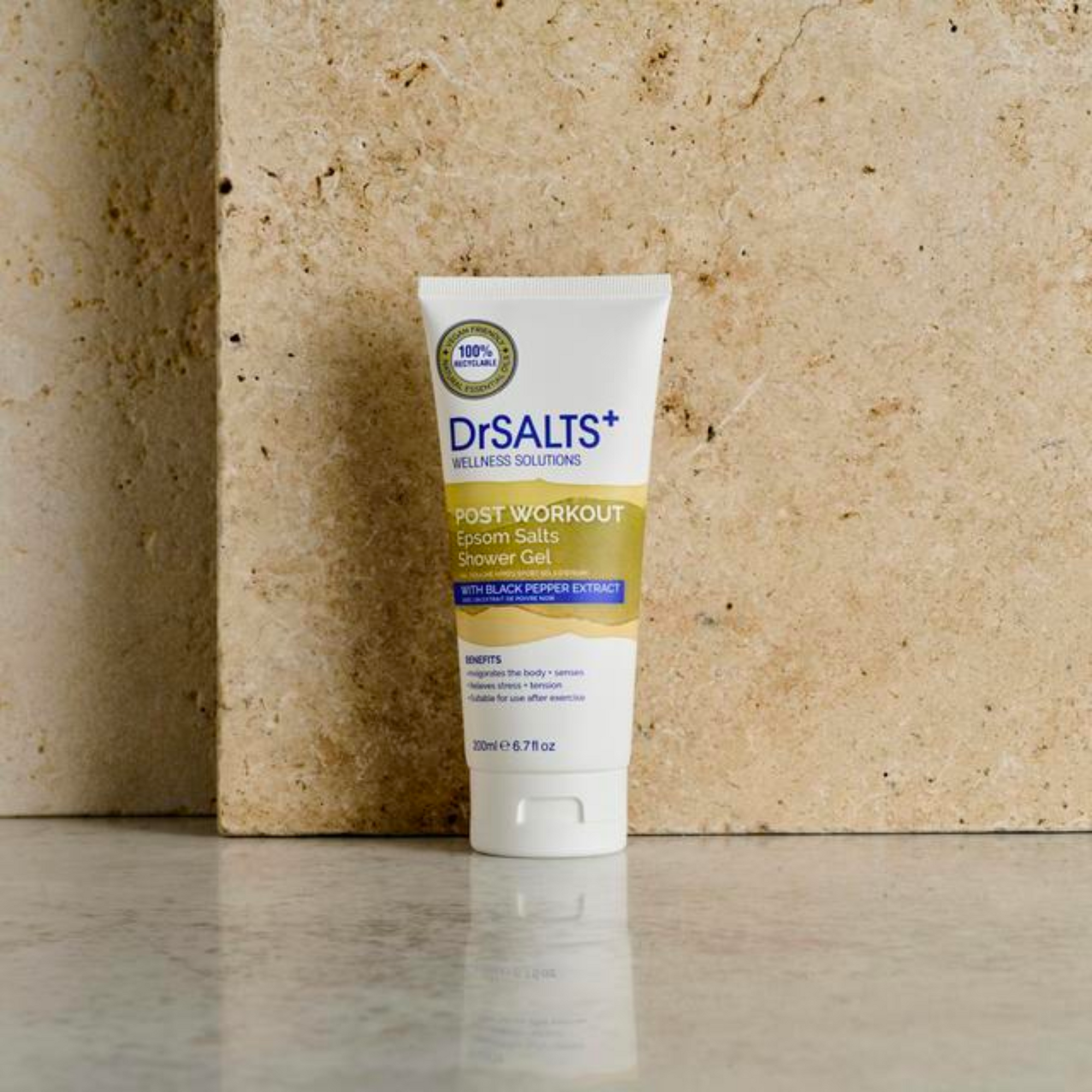 Dr Salts Post Workout Therapy Shower Gel 200ml