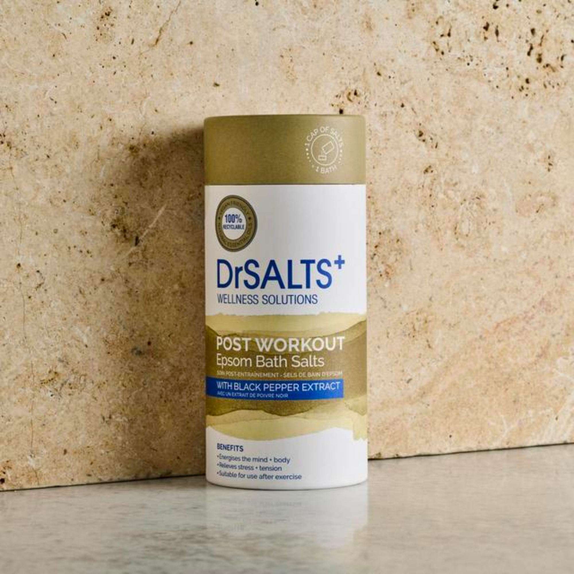 Dr Salts Post Workout Therapy Epsom Salts 750g